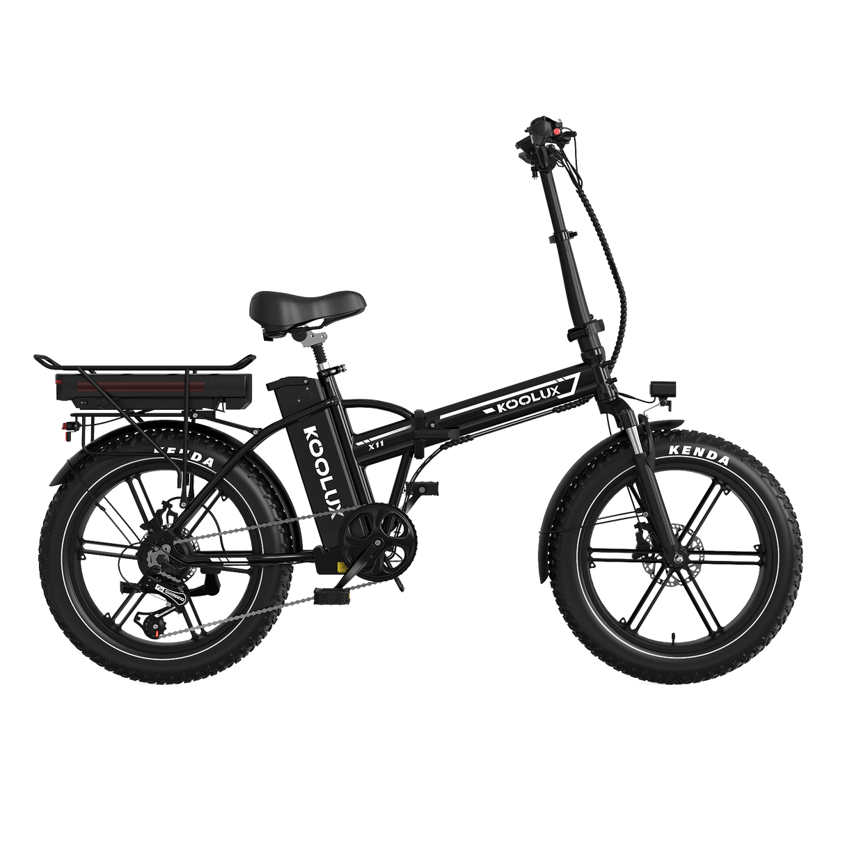 KOOLUX X11 Folding Ebike 48V 13+10.4Ah Lithium-ion (Dual Battery) UK EU Stock