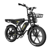 KOOLUX X9 Pro 750W Ebike Dual Battery 48V 15.6AH*2 20*4.0'' Tire Hydraulic Brakes Electric Bike