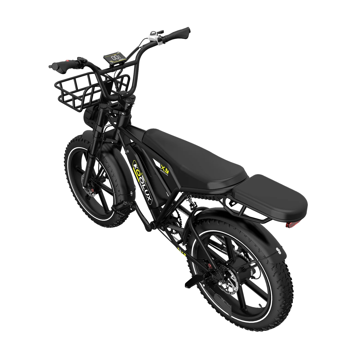 KOOLUX X9 Pro 750W Ebike Dual Battery 48V 15.6AH*2 20*4.0'' Tire Hydraulic Brakes Electric Bike